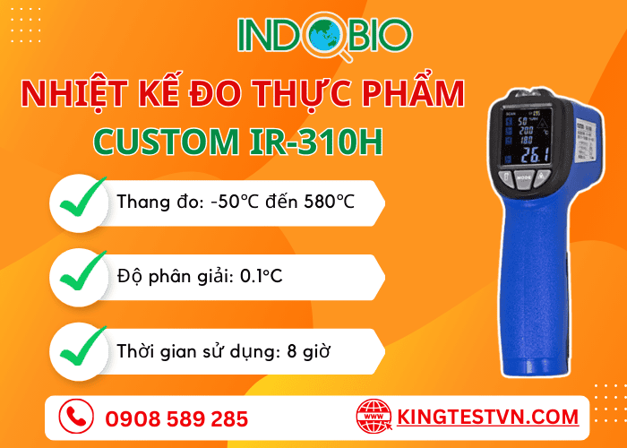 Nhiệt kế đo thực phẩm Custom IR-310H